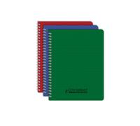 CONQUERANT Set di 3 quaderni classici, 17 x 22 cm, a quadretti, 100 pagine, colori assortiti