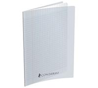 Conquérant Seyès - Taccuino formato A4, con 192 pagine graffate, copertina in polipropilene, colore: Incolore