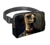 Conquista le tue avventure con stile con il nostro marsupio da viaggio, la borsa a tracolla definitiva per uomini e donne, motivo coniglio vintage, Multicolore#02, 1.5x9.0x5.9in/4x23x15cm