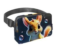 Conquista le tue avventure con stile con il nostro marsupio da viaggio, la borsa a tracolla definitiva per uomini e donne, adorabile scoiattolo nuota sott'acqua, Multicolore#01,