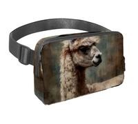 Conquista le tue avventure con stile con il nostro marsupio da viaggio, la borsa a tracolla definitiva per uomini e donne, motivo coniglio vintage, Multicolore#06, 1.5x9.0x5.9in/4x23x15cm