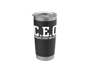 Conquista ogni ostacolo x CEO Bicchiere termico in acciaio inox doppia parete