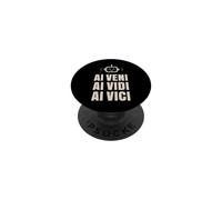 Conquistatore tecnico robot AI Veni Vidi Vici PopSockets PopGrip Adesivo