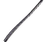 Conrad Components - Guaina a spirale da 9 a 65 mm, CG12-Black 5 m, colore: Nero
