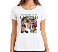 Conrad Fisher 90s Bootleg Summer I Turned Pretty - Maglietta da donna, bianco, S
