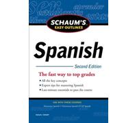 Conrad Schmitt Schaum's Easy Outline of Spanish, Second Edition (Tascabile)