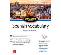 Conrad Schmitt Schaum's Outline of Spanish Vocabulary, Fifth Edition (Tascabile)