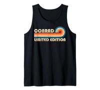 CONRAD Surname Retro Vintage 80s 90s Birthday Reunion Canotta