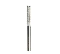 CONROS 1PC 3 Flauto TCT Dritto Fresa in Metallo Duro Punta Lavorazione del Legno Intagliare CNC Guarnizioni Slot Chip Breaker Compensato Fresa (Size : ST3FK-D6.0-L42)