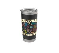 Consapevolezza culturale Biologia Microbiologia Nerd Microbiologo Bicchiere termico in acciaio inox doppia parete