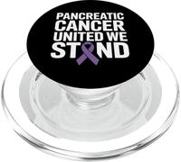 Consapevolezza del cancro al pancreas Cancro al pancreas viola PopSockets PopGrip per MagSafe