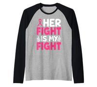 Consapevolezza del Cancro al Seno Madre Figlia Sorella Moglie Amici Maglia con Maniche Raglan