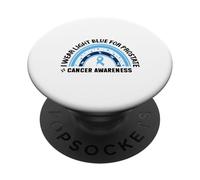 Consapevolezza del cancro alla prostata Azzurro PopSockets PopGrip Adesivo