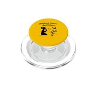 Consapevolezza del cancro infantile Fede Speranza Amore Tarassaco PopSockets PopGrip per MagSafe