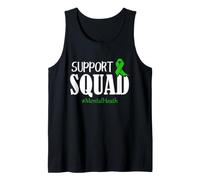 Consapevolezza del Cuore del Nastro Verde della Squadra di Supporto alla Salute mentale Canotta