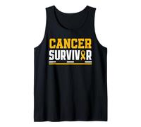 Consapevolezza del Nastro d'oro dei sopravvissuti al Cancro Infantile Canotta