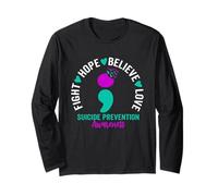 Consapevolezza del suicidio a semivirgola Salute mentale Prevenzione del suicidio Maglia a Manica