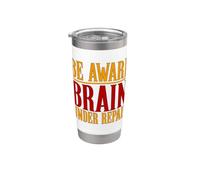 Consapevolezza della commozione cerebrale Sii consapevole Cervello in riparazione Commozione cerebrale Bicchiere termico in acciaio inox doppia parete