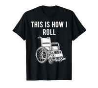 Consapevolezza della disabilità Questo è Il Modo in Cui Rotolo Orgoglio Maglietta