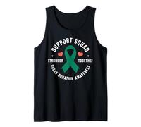 Consapevolezza della donazione di organi Supporto del Nastro Verde Donatore di organi Canotta