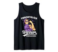 Consapevolezza della fibromialgia guerriero della fibromialgia infrangibile Canotta