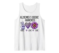 Consapevolezza della malattia di Alzheimer Viola Pace ALZ Demenza Amore Canotta