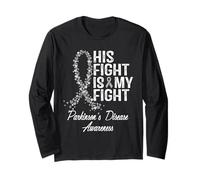 Consapevolezza della malattia di Parkinson La Sua Lotta è Il Mio Supporto per i Combattenti Maglia a Manica