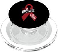 Consapevolezza della malformazione artero-venosa del guerriero AVM PopSockets PopGrip per MagSafe
