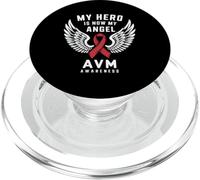 Consapevolezza della malformazione artero-venosa del guerriero AVM PopSockets PopGrip per MagSafe