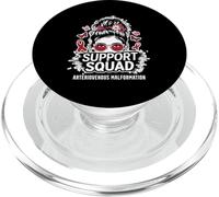 Consapevolezza della malformazione artero-venosa del guerriero AVM PopSockets PopGrip per MagSafe