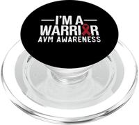 Consapevolezza della malformazione artero-venosa del guerriero AVM PopSockets PopGrip per MagSafe
