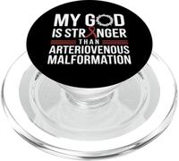 Consapevolezza della malformazione artero-venosa del guerriero AVM PopSockets PopGrip per MagSafe