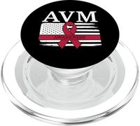 Consapevolezza della malformazione artero-venosa del guerriero AVM PopSockets PopGrip per MagSafe
