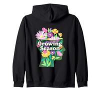 Consapevolezza della Mente Sana della Stagione di Crescita Felpa con Cappuccio