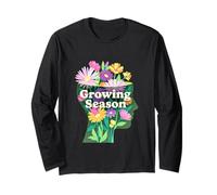 Consapevolezza della Mente Sana della Stagione di Crescita Maglia a Manica