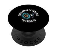 Consapevolezza della nevralgia del trigemino Colibrì Girasole PopSockets PopGrip Adesivo