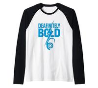 Consapevolezza della perdita dell'udito Cultura dei sordi Studente ASL Cochlear Maglia con Maniche Raglan