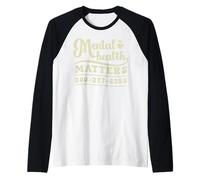 Consapevolezza della Salute mentale 800 277 825 Regalo del Maglia con Maniche Raglan