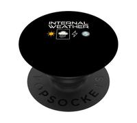Consapevolezza della salute mentale del clima interno Benessere emotivo PopSockets PopGrip Adesivo