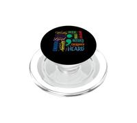 Consapevolezza della salute mentale Prevenzione del suicidio dallo stress dei semi colon PopSockets PopGrip per MagSafe