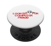 Consapevolezza della sicurezza informatica dei sopravvissuti al phishing Stai attento PopSockets PopGrip Adesivo