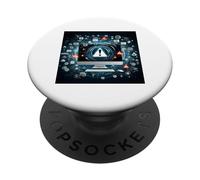 Consapevolezza della sicurezza informatica dei sopravvissuti al phishing Stai attento PopSockets PopGrip Adesivo