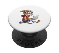 Consapevolezza della sicurezza informatica dei sopravvissuti al phishing Stai attento PopSockets PopGrip Adesivo