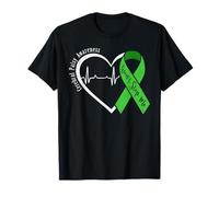 Consapevolezza della sindrome della paralisi cerebrale del Nastro Verde del Cuore Maglietta