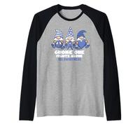 Consapevolezza della sindrome dell'intestino irritabile Maglia con Maniche Raglan