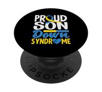 Consapevolezza della sindrome di Down del figlio orgoglioso PopSockets PopGrip Adesivo