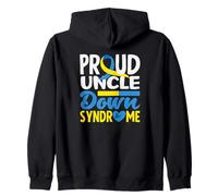 Consapevolezza della sindrome di Down dello Zio Orgoglioso Felpa con Cappuccio