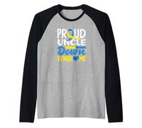 Consapevolezza della sindrome di Down dello Zio Orgoglioso Maglia con Maniche Raglan