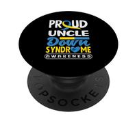 Consapevolezza della sindrome di Down dello zio Orgoglioso PopSockets PopGrip Adesivo