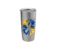 Consapevolezza della sindrome di Down Sindrome di Down di ottobre Bicchiere termico in acciaio inox doppia parete